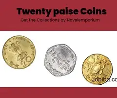 Twenty paise coins