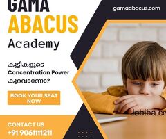 Gama Abacus provide the best online abacus classes Kerala