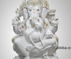 Ganesh Marble Statue Manufacturer from Hyderabad