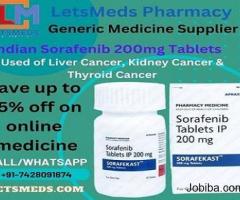 Indian Sorafenib 200mg Tablets at Lowest Price Thailand, Malaysia