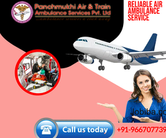 Pick Advanced Medical Facility by Panchmukhi Air Ambulance Services in Dibrugarh