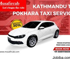 Kathmandu to Pokhara taxi Service