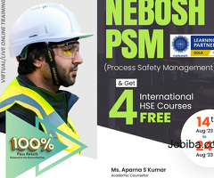 Pursue Nebosh PSM in Chhattisgarh at offer price!