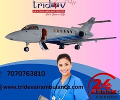 Now Take Reliable Patient Transfer Tridev Air Ambulance Service in Ranchi