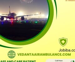 Select Vedanta Advanced Air Ambulance Service in Mumbai with a Life-Care Medical Machine