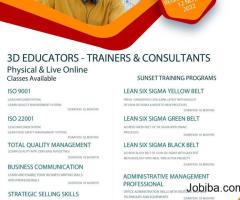 Job Oriented Professional Trainings with International Certifications.