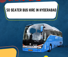 Group Travel Made Easy - 50-Seater Bus Rentals in Bangalore
