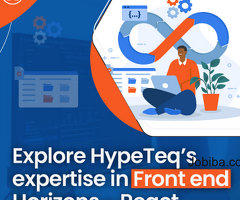 Explore HypeTeq’s expertise in Front end Horizons - React
