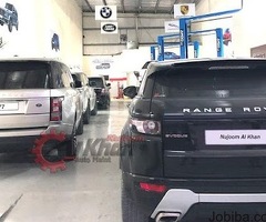 Land Rover Services Center in Sharjah