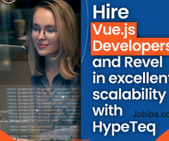 Hire vue.js developers and Revel in excellent scalability with HypeTeq!