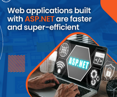 Web applications built with ASP.NET are faster and super-efficient
