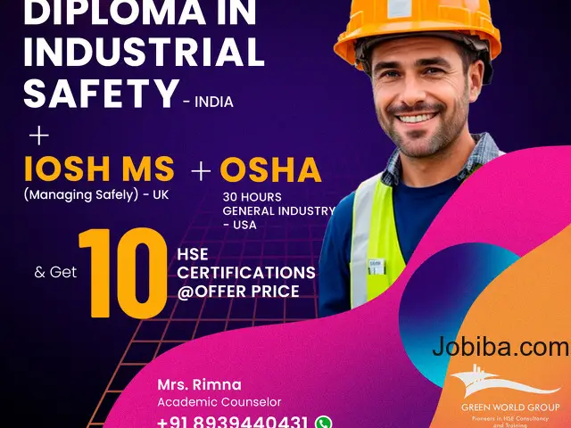 Advanced Diploma In Industrial Safety In Tamil Nadu Jobiba Free Classifieds Site Post Buy 