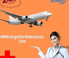 Ge Angel Air Ambulance Service in Ranchi with Hi-tech Ventilator Setup