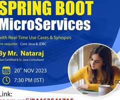 SPRING BOOT MICROSERVICES TRAINING NARESHIT -
