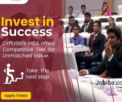 Competitive MBA Fees at DYPUSM - Invest in Your MBA