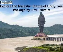 Explore the Majestic: Statue of Unity Tour Package by Jimi Travels!
