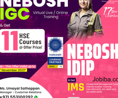 Kickstart Your Career In NEBOSH IGC And NEBOSH IDIP