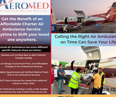 Aeromed Air Ambulance Service In Bhubaneshwar: Don’t Worry About The Cost!