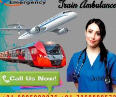 Get Falcon Emergency Train Ambulance in Guwahati with Complete ICU facilities