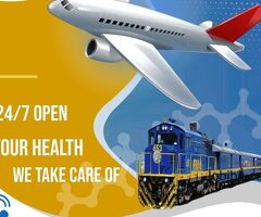 Falcon Train Ambulance in Patna is the Efficient Provider of Medical Transportation