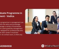 Post Graduate Programme in Management - Vedica Scholar