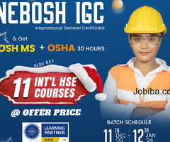 Get attractive offers on NEBOSH IGC Training in  Punjab
