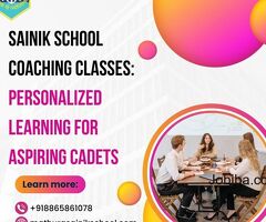 Sainik School Coaching Classes: Personalized Learning for Aspiring Cadets