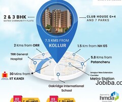 Residential Apartments for Sale, 7.5KM from Kollur | Shreevatsavam by Good Time Builders