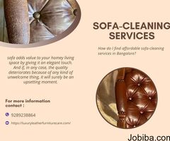 Get Affordable Sofa Cleaning Services in Bangalore