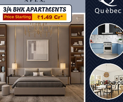 Amazing 3 BHK Apartments in Siddhartha Vihar, Ghaziabad by Apex Quebec