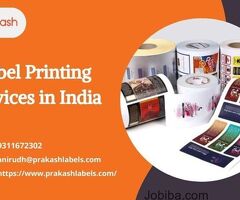 Label Printing Services At Affordable Price In India