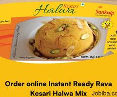 Order online Instant Ready Rava Kesari Halwa Mix  - Sankalp Foods