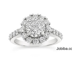 Yes, by Martin Binder Diamond Halo Engagement Ring