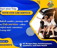 Coimbatore cab service Travel agency outstation car rental
