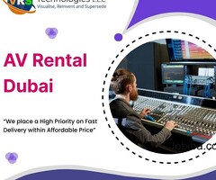 Pick the Best Audio Visual Rental in Dubai by VRS Technologies