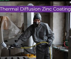 Thermal diffusion zinc coating solution