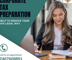 Looking for Corporate tax preparation service at Lower Cost?