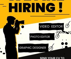 We are Hiring for Photo Editors
