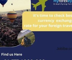Check Best Currency Exchange Rate for Foreign Travel !