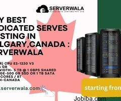 Buy Best Dedicated Serves hosting in Calgary,Canada : Serverwala