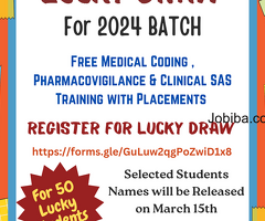 Free Pharmacovigilance Lucky Draw for M pharmacy freshers 2024