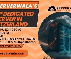 Buy Serverwala’s Cheap Dedicated Server in Switzerland
