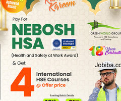 Nebosh HSW Ramadan offer at Green world group