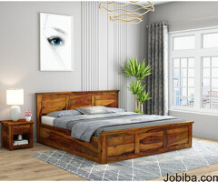 Shop Now Best Quality Wooden Beds with Storage