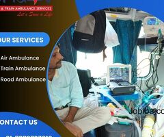 Pick Tridev Air Ambulance Service in Dibrugarh - The Major Facilities Provided Here