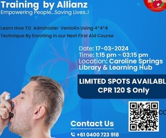 Join Our First Aid Training by Allianz - Save Lives with Essential Skills!
