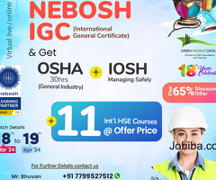 Safety Career in Success Learn Nebosh Safety Course In Vizag