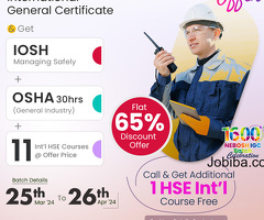 Learn  NEBOSH IGC with Innovative Approach in Chennai