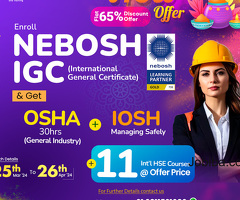 Want to pursue the Nebosh  HSE Certification In Delhi ?