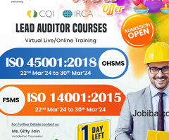 IRCA Lead Auditor courses  Training
